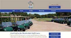 Desktop Screenshot of meadowlakecourse.com